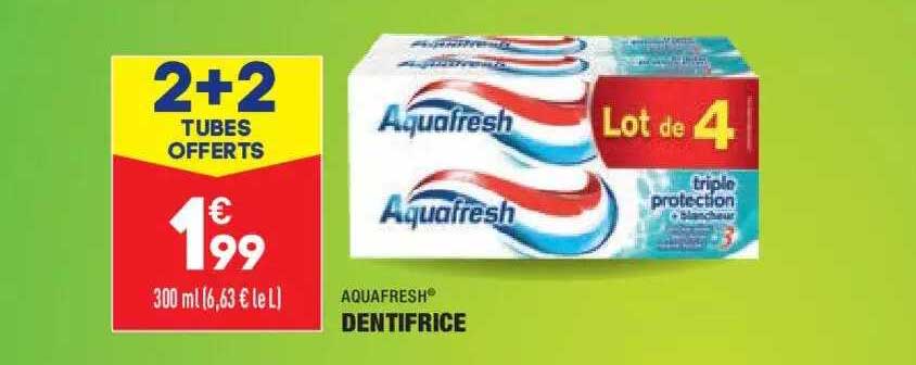 Dentifrice Aquafresh