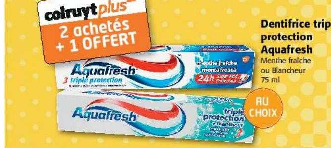 Dentifrice Triple Protection Aquafresh