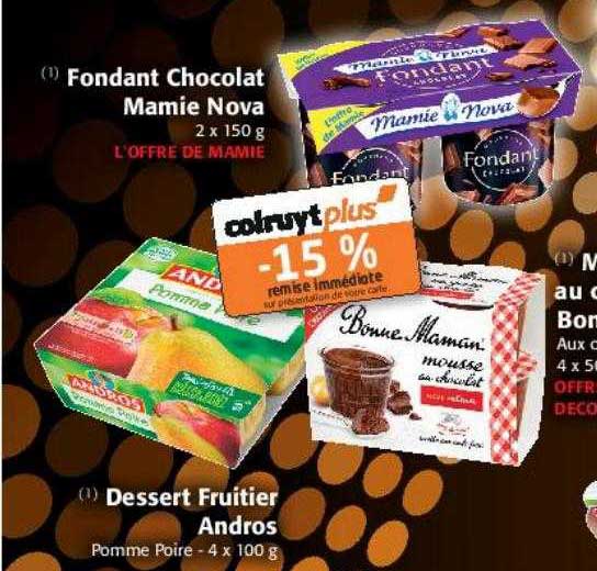 Dessert Fruitier Andros