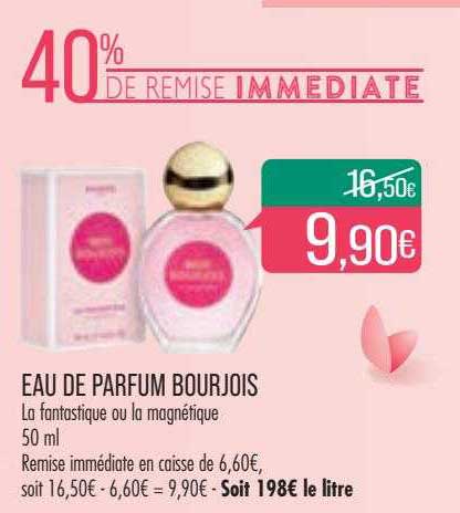 Eau De Parfum Bourjois 40% De Remise Immédiate