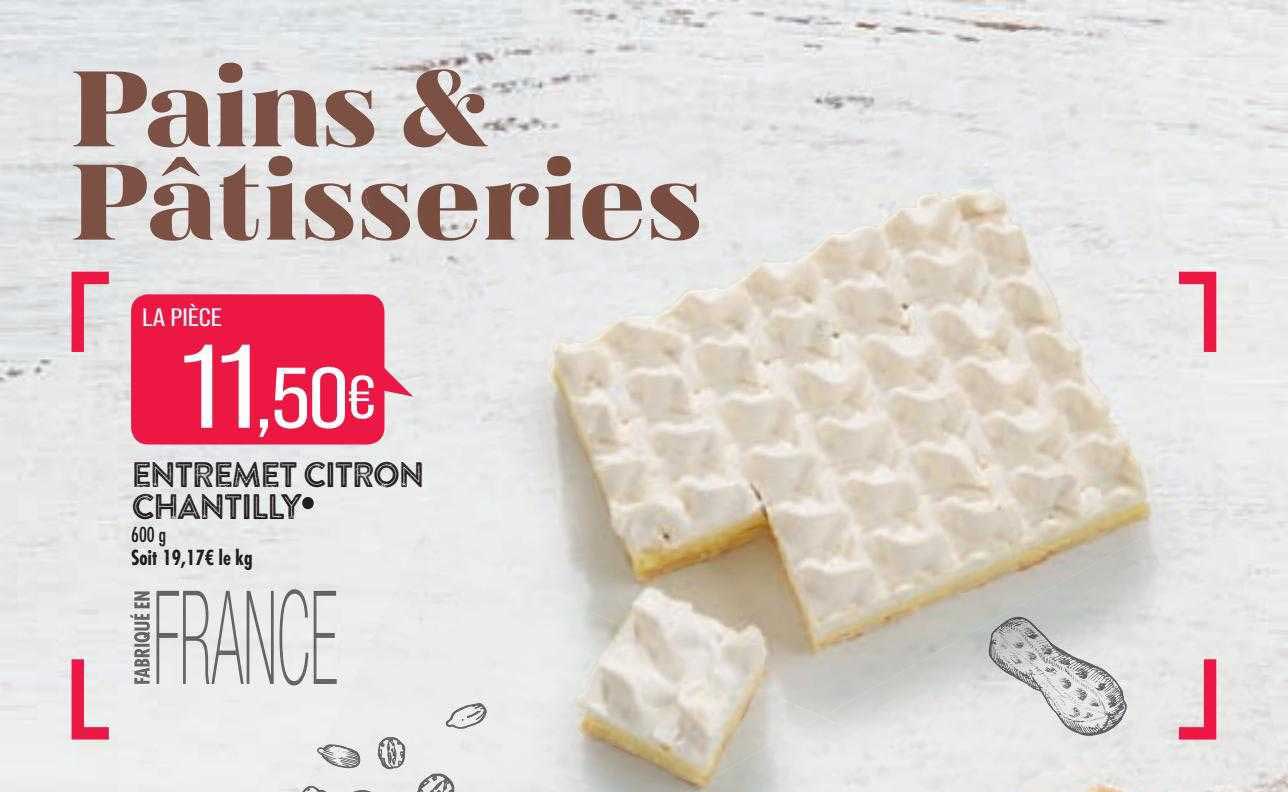 entremet citron chantilly