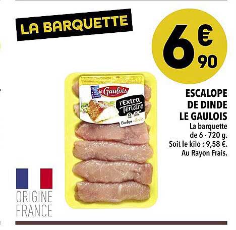 Escalope De Dinde Le Gaulois