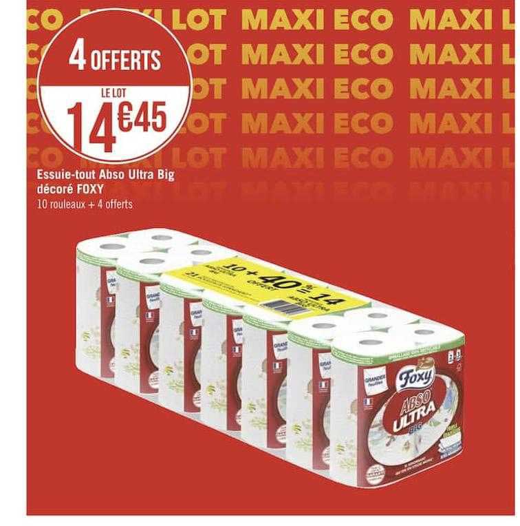 essuie-tout abso ultra big décoré foxy