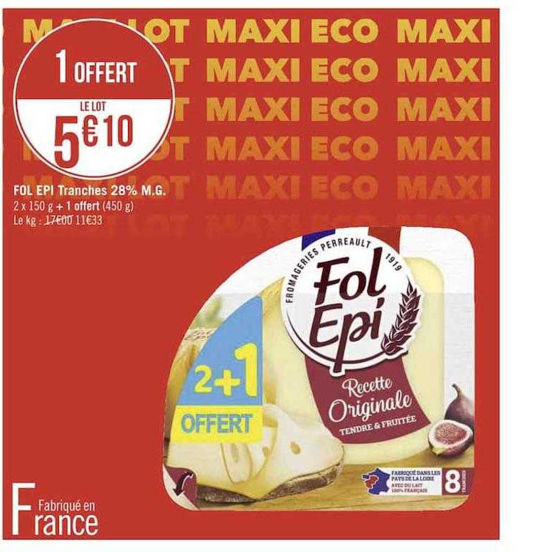 fol epi tranches 28% m.g.