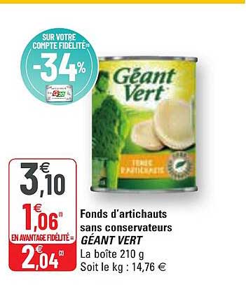 Fonds D'artichauts Sans Conservateurs Géant Vert