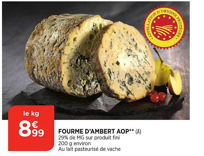 fourme d'ambert aop