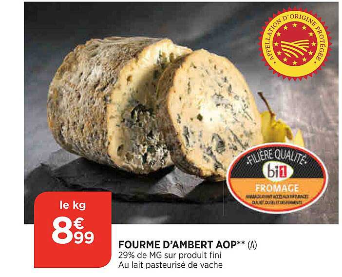 fourme d'ambert aop