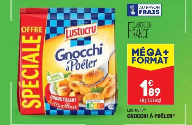 Gnocchi à Poêler Lustucru