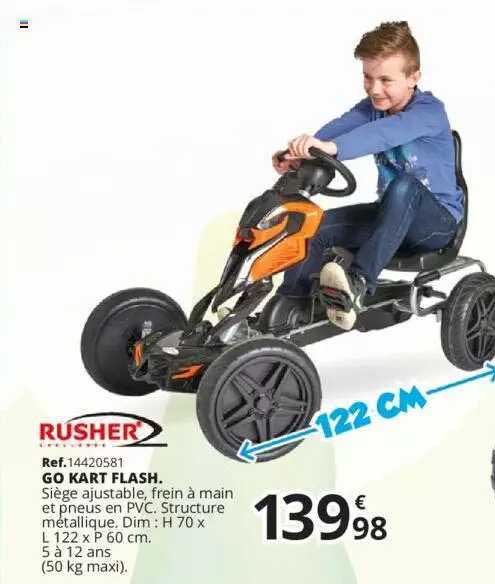 go kart flash rusher