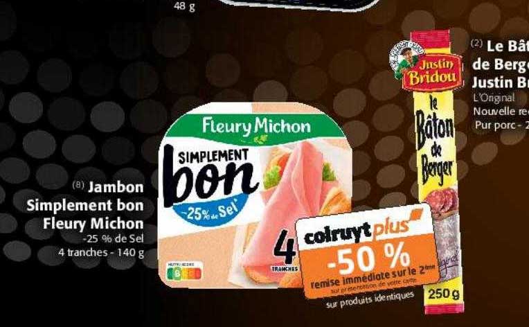 jambon simplement bon fleury michon