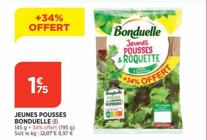 jeunes pousses bonduelle