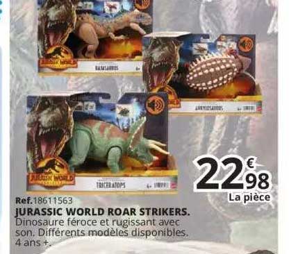 jurassic world roar strikers