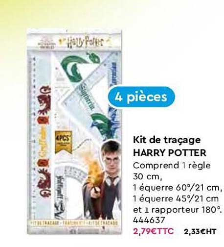 kit de traçage harry potter