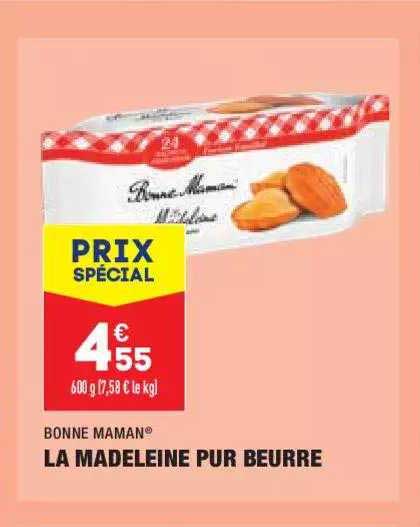 la madeleine pur beurre bonne maman