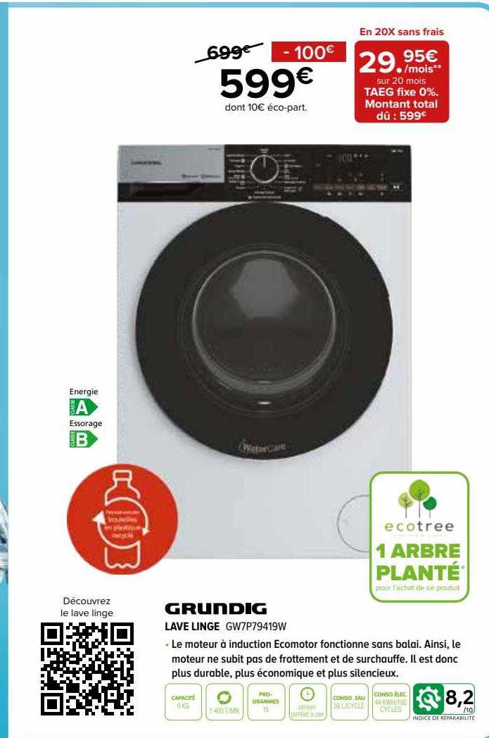 lave linge grundig