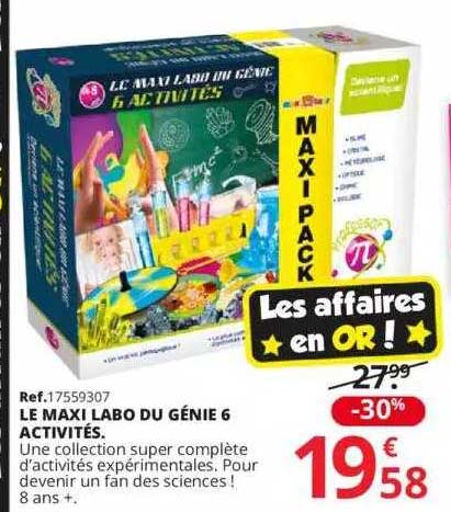 le maxi labo du génie 6 activités
