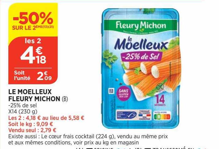 le moelleux fleury michon