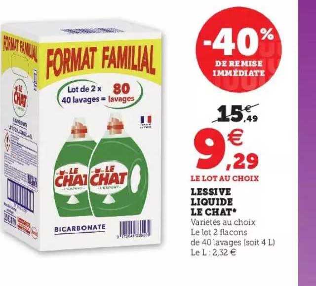 Lessive Liquide Le Chat