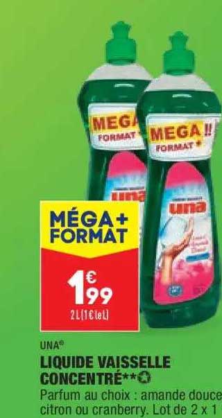 Liquide Vaisselle Concentré Una