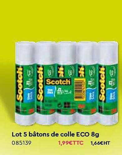 Lot 5 Bâtons De Colle Eco 8g