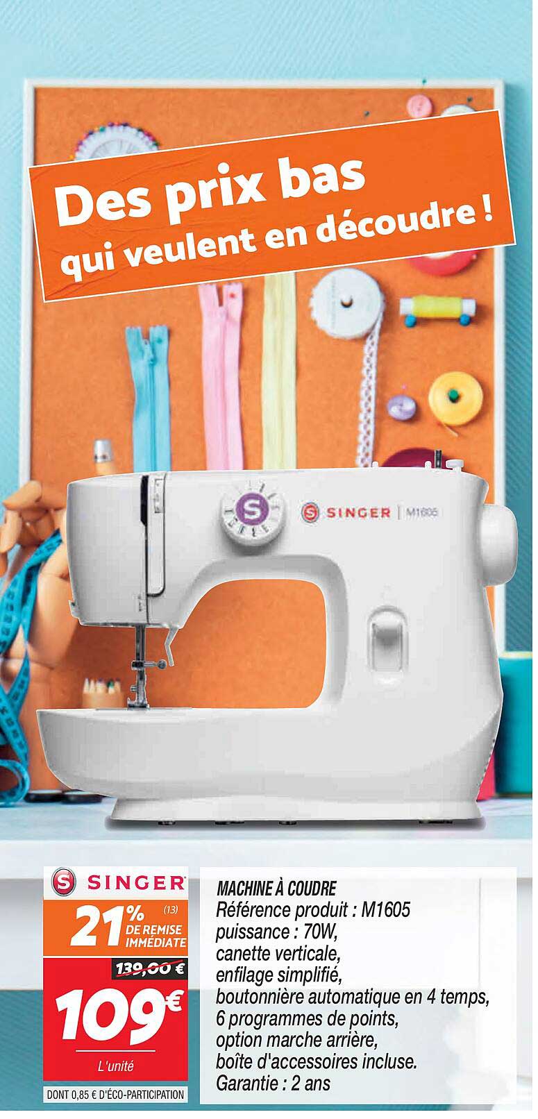 machine à coudre singer