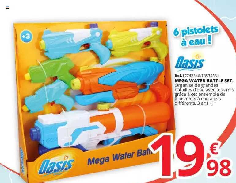 mega water battle set. oasis