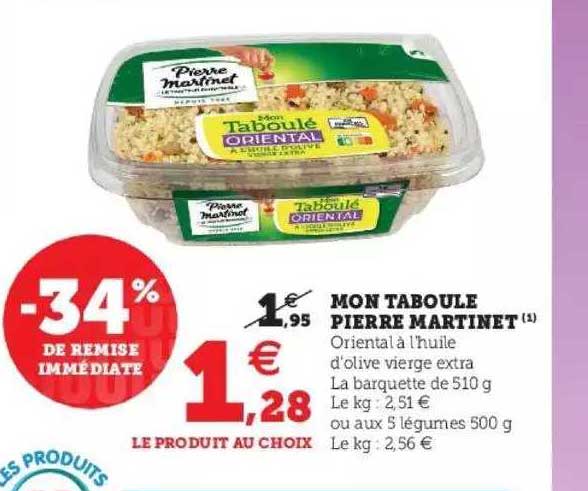 mon taboulé pierre martinet