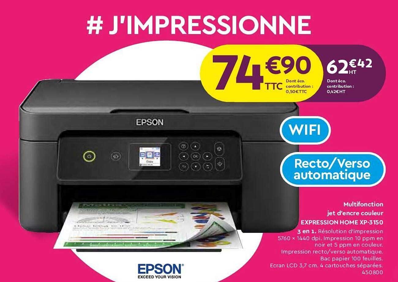 multifonction jet d'encre couleur expression home xp-3150 epson
