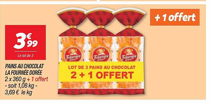 pains au chocolat la fournée dorée