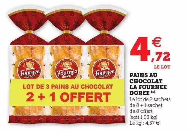 pains au chocolat la fournée dorée
