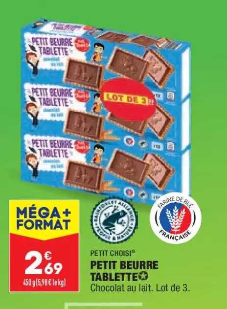 petit beurre tablette petit choisi