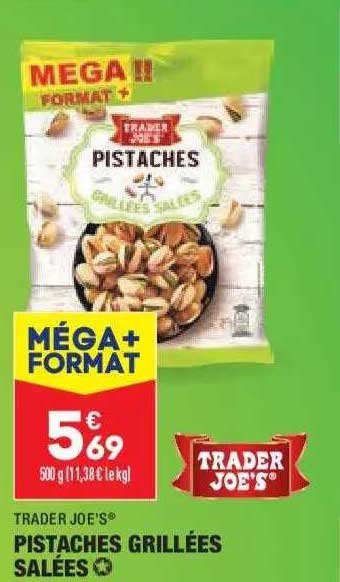 pistaches grillées salées trader joe's