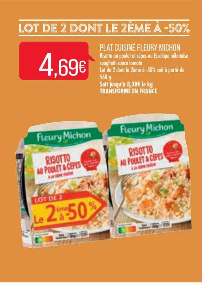 plat cuisiné fleury michon