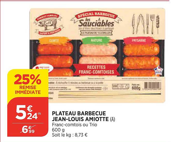 Plateau Barbecue Jean-louis Amiotte