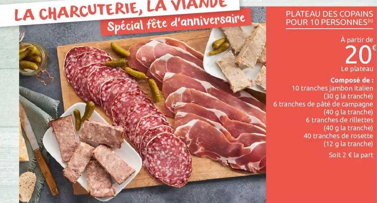 plateau des copains pour 10 personnes