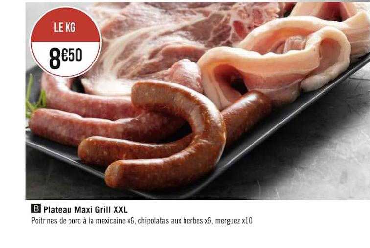 Plateau Maxi Grill Xxl