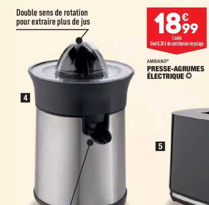 presse-agrumes électrique ambiano