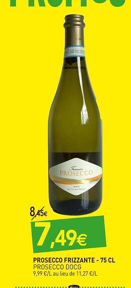 prosecco frizzante prosecco docg - 75 cl