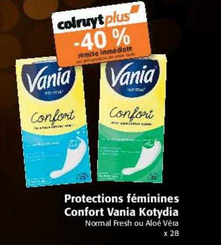 protections féminines confort vania kotydia
