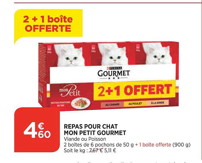 repas pour chat mon petit gourmet
