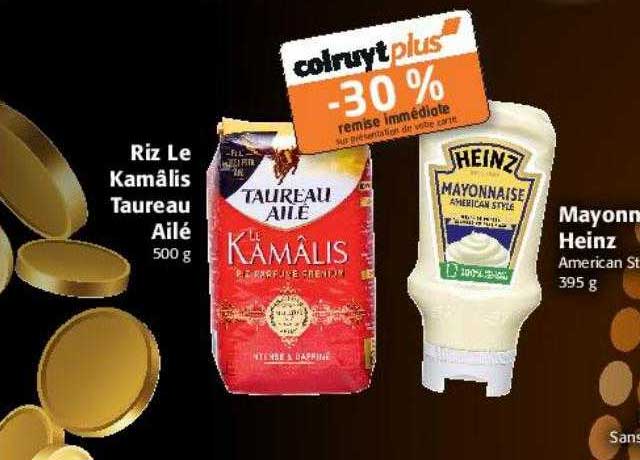 riz le kamâlis taureau ailé , mayonnaise heinz