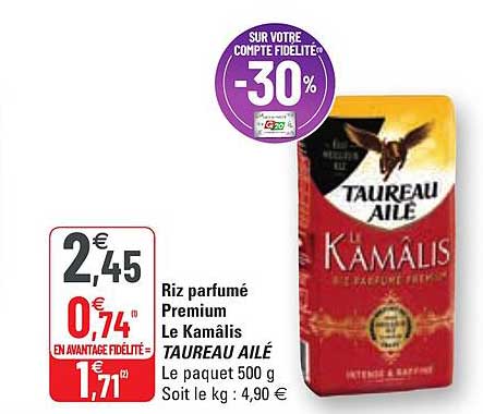 Riz Parfumé Premium Le Kamälis Taureau Ailé