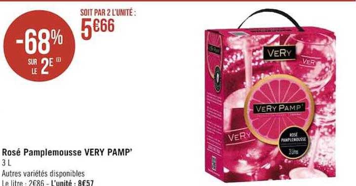 Rosé Pamplemousse Very Pamp'