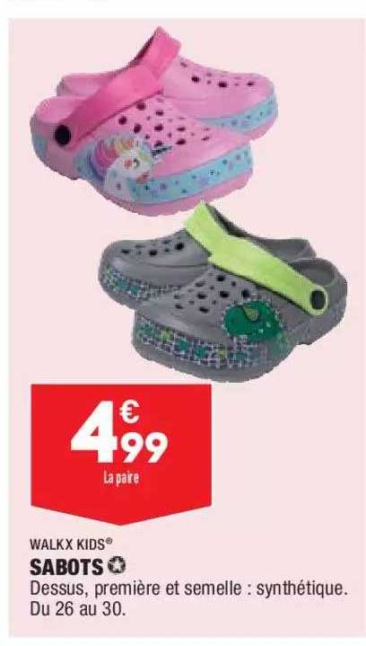 sabots walk x kids