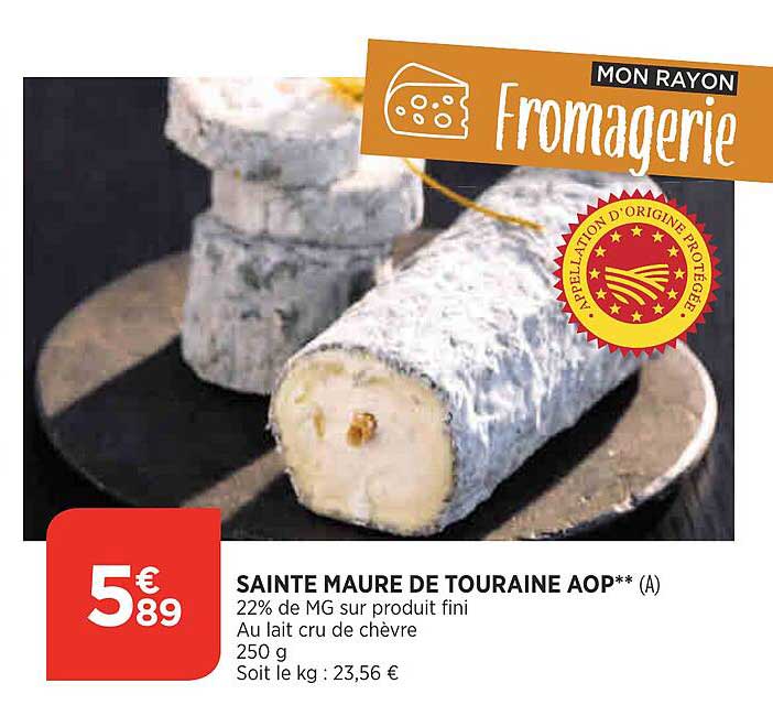 saint maure de touraine aop