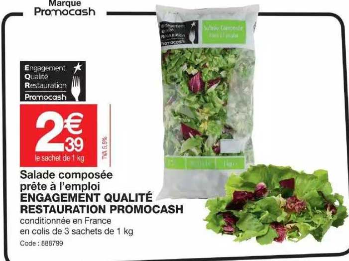 salade composée prête à l'emploi engagement qualité restauration promocash