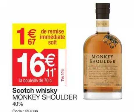 scotch whisky monkey shoulder 40%