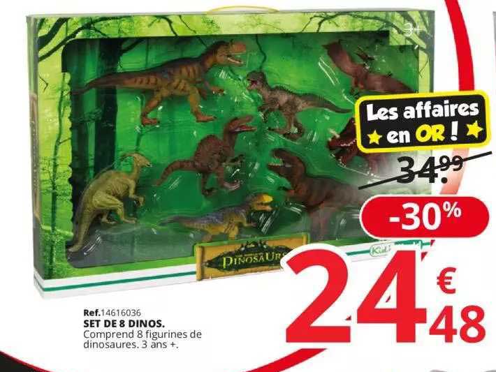 set de 8 dinos