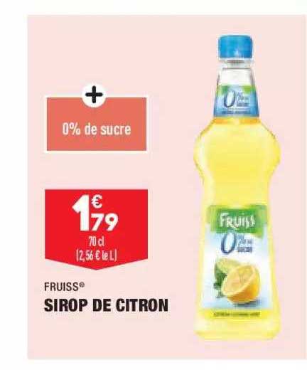 Sirop De Citron Fruiss