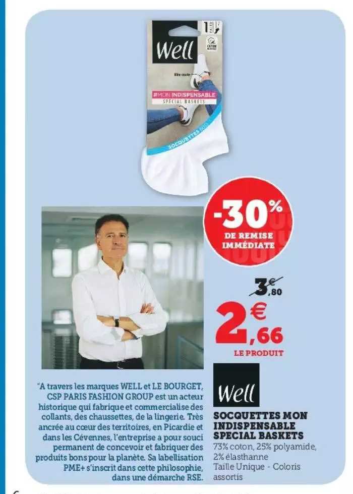 socquettes mon indispensable spécial baskets